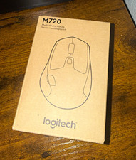 Logitech M720 Multi-Device Wireless Mouse Bluetooth USB 8-Button Black picture