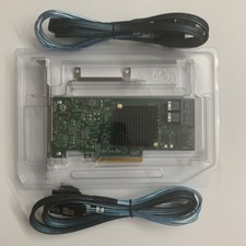 NEW LSI SAS 9341-8I 12GB 8 PORT RAID CONTROLLER+2PCS 8643 to 4 SATA cable picture