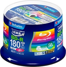 Verbatim VBR130RP50V4 Blank BD-R 6X Speed 50pcs 180 minutes from Japan new F/S picture