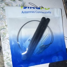 Bingfu WiFi Antenna 2.4/5GHz Dual Band Wireless Black 2-Pack picture