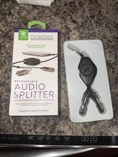 ReTrak Retractable Audio Splitter w/Individual Volume Control picture