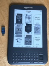 Kindle Keyboard Jailbroken with KOReader. NEW battery. Good Condition. Amazon K3 picture