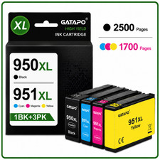 4PK 950XL 951XL Ink Cartridge Compatible For  OfficeJet Pro 8100, 8600, 8610, 86 picture