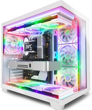 ATX Mid Tower PC Case with 7 PWM ARGB Infinity Mirror Fans 16.73