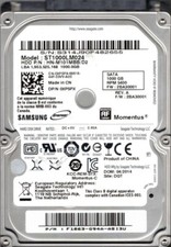 Samsung ST1000LM024 P/N: HN-M101MBB/D2 F/W: 2BA30001 1TB 2.5