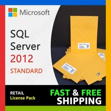 Microsoft SQL Server 2012 Standard License Key + 25 Access CALs FPP M228-09842 picture