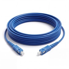 Fiber Optic Cable Patch Cord Blue Single-Core Singlemode UPC/LC SC FC ST 1M-30M picture