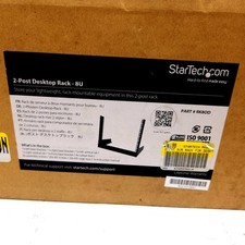 StarTech 8U Desktop Rack - 2-Post Open Frame Rack - 19in Open Frame Desktop Rack picture