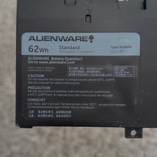 Alienware 62Wh Li-ion Laptop Battery 15.2V  N1WM4- Please Read Description picture