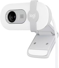 Logitech - Brio 100 1080p Full HD Webcam for Meetings and Streaming - Off-White picture