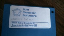 Gold Medallion Software - Goodbye Galaxy - floppy disk 3.5 inch commander keen picture