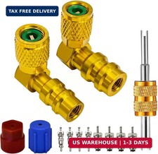 VOTNMIC R12 to R134A AC Retrofit Fitting Adapter Kit, Brass R12 R22 to R134A ... picture