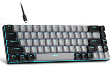 Magegee Portable 60% Mechanical Gaming Keyboard, Mk-Box LED Backlit Compact 68 K picture