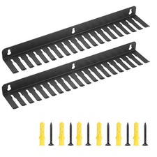 Steel Cable Rack Organizer Wall Mount 19 Slots 2 PCS Fits 59mm picture