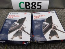 NEW 2PCK Skilcraft Kensington MicroSaver Notebook Lock & 6ft Cable w/ 2 Keys picture