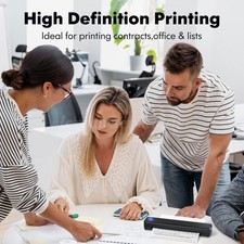 Wireless Thermal Printer with 10pcs Tattoo Transfer Paper &10 Pcs Folding Paper picture