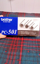 Brother PC-501 Printing Cartridge for FAX-575 Genuine NEW SEALED  picture