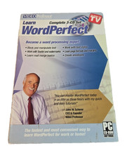 Video Professor,  Learn WordPerfect, PC Software picture