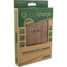 33393X InLine Qi woodcharge wireless fast charger 5/7.5/10W/15W USB-C ~D~ picture