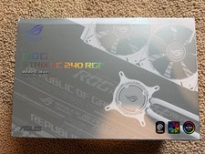 NEW (Open Box) | ASUS ROG Strix LC 240 RGB White Edition - NEVER INSTALLED picture