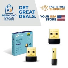 Sleek Nano AC600 USB WiFi Adapter - Reliable 2.4G/5G Dual Band Performance picture