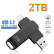 USB 3.2 Dual Type-C & USB Flash Drive Metal High Speed Memory Stick 1TB 2TB picture