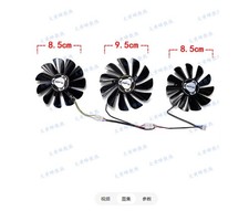 Graphics Fan For XFX RX5700XT 5700 5600XT THICC III PRO Snow Wolf Overseas Edi picture