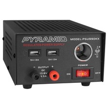 PSU990KX Hobbyist Desktop Bench Power Supply, AC to DC, Dual USB, 12V 4.5A picture
