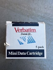 Vintage Verbatim DC2120 Mini Data Cartridge 4 in box 3 Sealed One Open picture