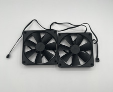 2X NZXT Case Fans Matte Black 120 mm RF-P12FF-B1 picture