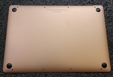 Apple MacBook 12-inch Mid 2017 Bottom Case with Battery Warm Gold 661-09982 picture