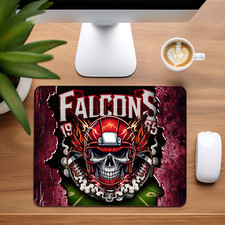 Atlanta Falcons Skull Custom Non-Slip Neoprene Mouse Pad Home Office picture