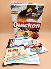 Quicken Deluxe 99 Personal Finance Software Windows Intuit Win98/95 picture