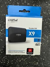 Crucial - X9 2TB External USB-C SSD - Black New Sealed  picture