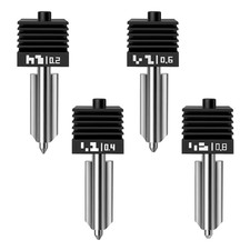 4PCS P2S Hotend Kit with Hardened Steel Nozzle for Bamboo Lab H2D/H2S/H2C/X2D/P2 picture