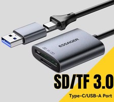 Card Reader SD3.0 USB A & Type-C To SD MicroSD TF Memory Card Adapter Laptop PC picture