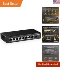 8 Port 2.5 Gigabit Managed Switch with 10G SFP+ Slot, 8 x 2.5G Base-T Ports C... picture