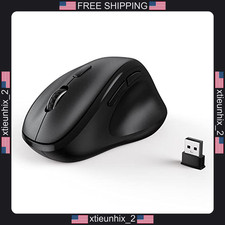 Wireless Ergonomic Vertical Mouse for PC Laptop with Silent Clicks, 1600 DPI picture