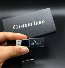 USB 3.0 Flash Pen Drive Memory Stick Glass Custom Photography Wedding Gift Box picture