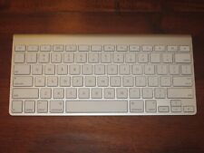 Apple A1314 Wireless Keyboard MC184LL/B Tested Silver CLEAN TESTED WORKS picture