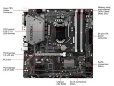 MSI B360M BAZOOKA B360 LGA1151 DDR4 MATX 8TH 9TH Motherboard Tested picture