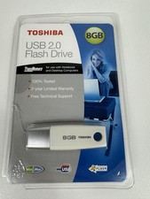 Vintage Toshiba TransMemory 8GB USB 2.0 Flash Drive NEW Sealed NOS Win Mac picture