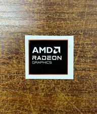1x AMD Radeon Graphics Desktop / Laptop Custom Sticker Label (NEW) picture