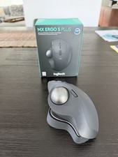 Logitech MX ERGO S Plus Wireless Ergonomic Rechargeable Trackball Gray 6Btn picture