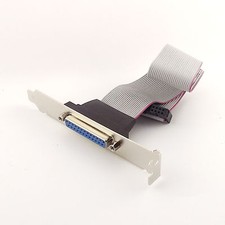 1pcs Serial DB25 Female Adapter with Bracket to IDC 26 Pin Ribbon Cable 1FT 30cm picture