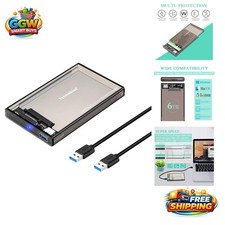 Sleek 2.5'' SATA HDD Enclosure - Plug & Play, 6TB Support, Lightweight Design picture