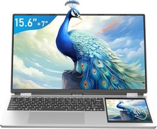 Dual Touch Screen Laptop 15.6 Inch Main +7 Inch Sub Screen 16GB 2TB SSD Win 11 picture