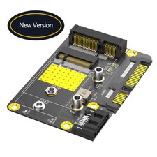 2 in1 Combo Msata/M.2 SSD to Dual SATA3 Adapter Card M.2 Key B SATA-bus SSD picture