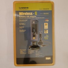 Cisco-Linksys Wireless-G Portable USB Adapter WUSB54GP-BP no tools setup - READ picture