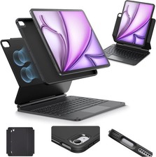 ESR Rebound 360 Series Magnetic Keyboard Case iPad Air 13 2025/2024 Black #3074B picture
